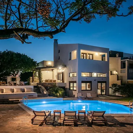 Villa Sunrise Majestic Seaview With Private Pool Limenas Chersonisou